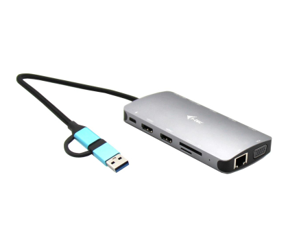 Akcesoria I-TEC USB 3.0 USB-C/TB 3x Display Travel Nano Dock LAN PD100 CANANOTDOCKPD